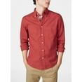 thumbnail image 4 of Gant Rugger Men's Dreamy Oxford Slub Solid HOBD Shirt (3080532), Medium, Desert Sunset, 4 of 4