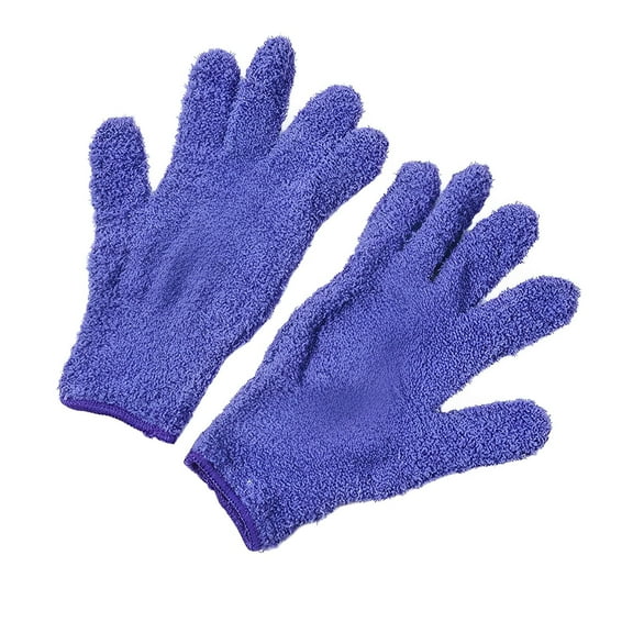 AUQ Cleaning Gloves,Blind Dusting Gloves Gloves for Cleaning,Glass Dusting Gloves Dusting Glove,Purple