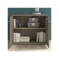 thumbnail image 3 of Office 500 36W Storage Cabinet with Doors in Modern Hickory - Engineered Wood, 3 of 7