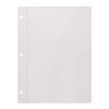 GUM PAD 8.5"x11" WHITE 3HOLE PUNCH NARROW RULED WITH MARGIN