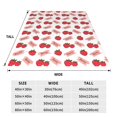 thumbnail image 3 of Pofeuu Strawberry Print Ultra-Soft Micro Fleece Blanket,for Bed Or Sofa,All Season Throw Blankets Flannel Blanket-60"x50", 3 of 7