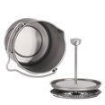 thumbnail image 3 of Method pot à Pression, pot avec Couvercle pot à Pression Français Tasse avec Presse Tasse à Café avec Couvercle Assiette Extérieure Couvercle de Cafetière Casserole Extérieure pot à Pression avec Cafetière 750ml Cafetière Française Presse Française, 3 of 6