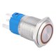 thumbnail image 2 of Interruptor de botón de metal 1NO 1NC de reinicio automático LED de 16 mm para modificación de automóvil (luz amarilla 12 V), 2 of 9