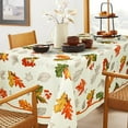 thumbnail image 4 of Fall Tablecloth for Rectangle Tables 60x84 Inches Thanksgiving Tablecloth Waterproof Fall Table Cloths for Dining Room Indoor Outdoor Home Decor, 4 of 5