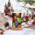 thumbnail image 5 of Strawberry and Blackberry Fruit Flickering Flameless LED Candles set of 2 Battery Operated 18-Key Remotes Timer Halloween Fall Decor D3''xH4''5'', 5 of 7