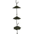 thumbnail image 2 of Copper Finish Metal Umbrellas Rain Chain w/Attached Hanger 48 Inch, 2 of 3