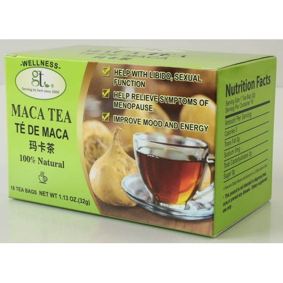 GT Maca Tea, 1.13 Ounce Box (16 Tea Bags)
