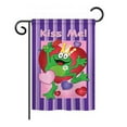 thumbnail image 2 of Breeze Decor 01042 Valentines Kiss Me Frog 2-Sided Vertical Impression House Flag - 28 x 40 in., 2 of 2