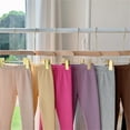 thumbnail image 4 of KAUOD Toddler Girls Fleece Lined Leggings Winter Ribbed Thermal Elastic Waist Tights Pants Kids Soft Thick Stretchy Leggings, 4 of 8