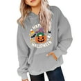 thumbnail image 4 of Weebloom Halloween Boys Girls Hoodies Winter Hooded Sweatshirt With Pumpkin Print Warm Fleece Pullover Cozy Kids Ages 4-14 Hoodie 10-11 Years, 4 of 4