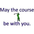 thumbnail image 3 of CafePress - May The Course Be With You GOLF Pajamas - Men's Light Loose Fit Cotton Pajama Set, 3 of 7