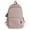 Pink, variant on pdqouc Black Lightweight Casual School Backpack for School Travel Hiking Large Capacity Multi Pockets Backpack with Cartoon Plush Pendant for Travel