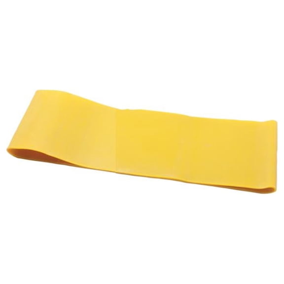 CanDo band loop, 10" yellow, 10 each
