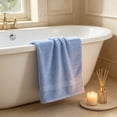 thumbnail image 6 of Turkish Cotton Bath Towel, Soft Highly Absorbent Extra Large, Modern Indoor Bathroom Beach Shower Gym, Home Kitchen Organizational Solution, Topliu, 6 of 6