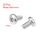 thumbnail image 2 of Tornillos de máquina M8x14mm Unique Bargains, tornillos de cabeza Phillips en forma de pan, 20 piezas, 2 of 3