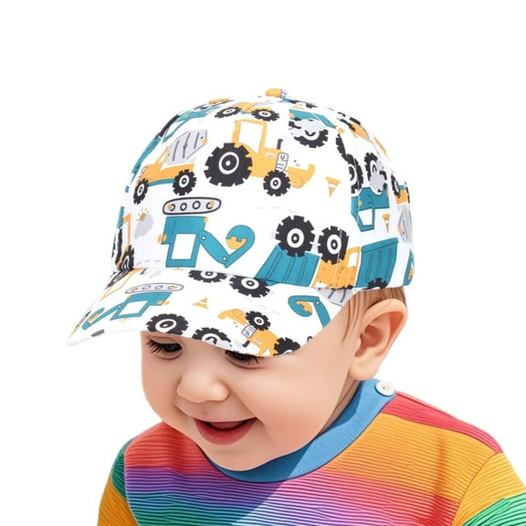 Fancifize Toddler Baby Baseball Cap (2-4Y) - Cute Printed Sun Hat with Curved Brim for Sun Protection