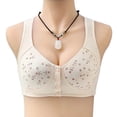 thumbnail image 4 of Bras for Women, 3PC Womans Plus Size Printing Comfortable Bra Underwear, 4 of 4