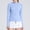 Blue, variant on Sentmoon UPF 50 Long Sleeve Women Cooling Sweatshirt for Women Solid Color Hooded Neck Soft Regular Fit Lightweight Jacket Women for Fishing and Outdoor XL
