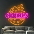 thumbnail image 2 of Handmadetneonsign Cookies Neon Sign, Biscuit Led Light, Bakery Shop Cookie Neon Light, Bakery Shop, 2 of 5