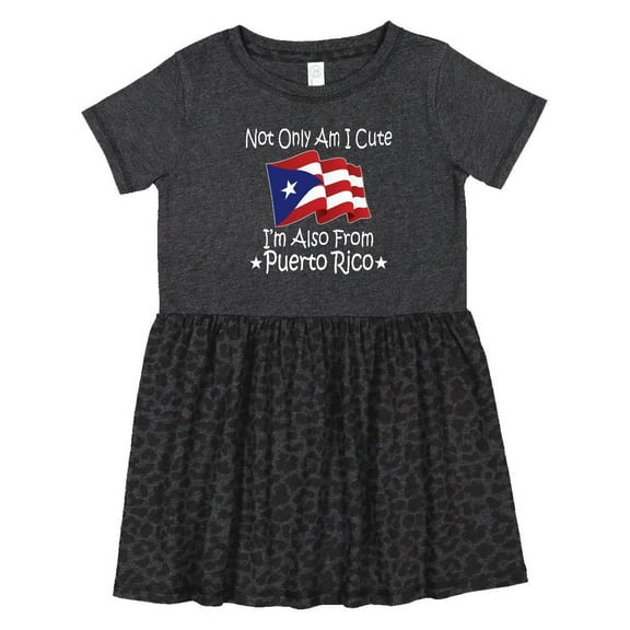 Inktastic Cute Puerto Rico Pride Girls Toddler Dress