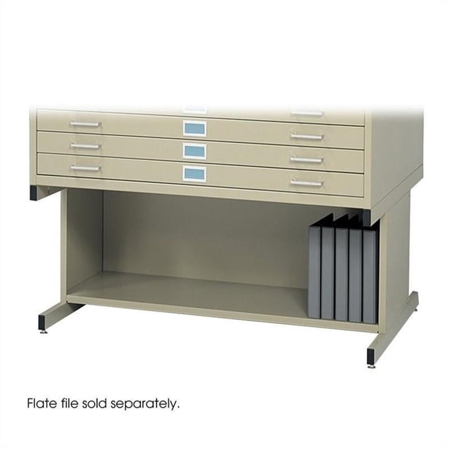 Safco Open 20"H Base for Flat File Cabinet in Tropic Sand