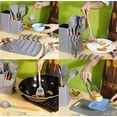 thumbnail image 5 of 19 pcs Elegant Non-stick Silicone Utensil Kitchen accessories set gift set-grey, 5 of 8