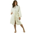 thumbnail image 1 of TowelSelections Women's Waffle Bathrobe 100% Cotton Soft Kimono Spa Bath Robe X-Small/Small Beige, 1 of 2