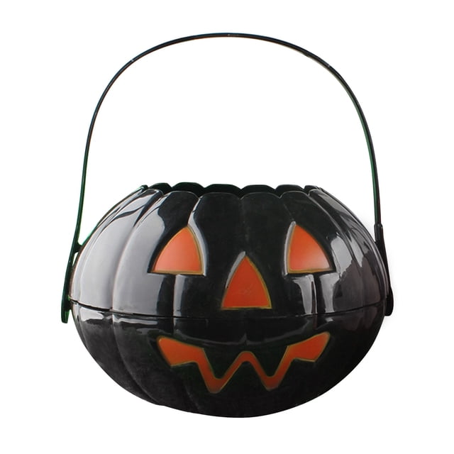Cubo de caramelos Cushaw SCZ de Halloween Cubo Cushaw portátil y desmontable dos en uno