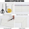 thumbnail image 5 of 2 Styles 177x3.14x0.24'' Peel and Stick Wallpaper 3D Border Crown Molding White Self Adhesive Flexible Baseboard Trim Waterproof Mirror Sticky Wall Edging Base Lines Foam for Home DIY Decor, 5 of 9
