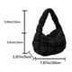 thumbnail image 1 of Bolso cruzado acolchado para mujer, bandolera plisada con burbujas y nube, grande, de diseñador, fruncido, 2023, 1 of 4