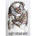 thumbnail image 3 of Women Blanket Scarf Frayed Edge Fashion Winter Fall Lightweight Flannel Scarves, 3 of 4