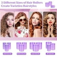 thumbnail image 6 of Wattne 18Pcs Hair Roller Set with Clips, Self-Grip Hair Rollers for Volume, Salon Hairdressing Curlers and DIY Hairstyles, 3 Sizes Rollers Hair Curlers, 6 of 9