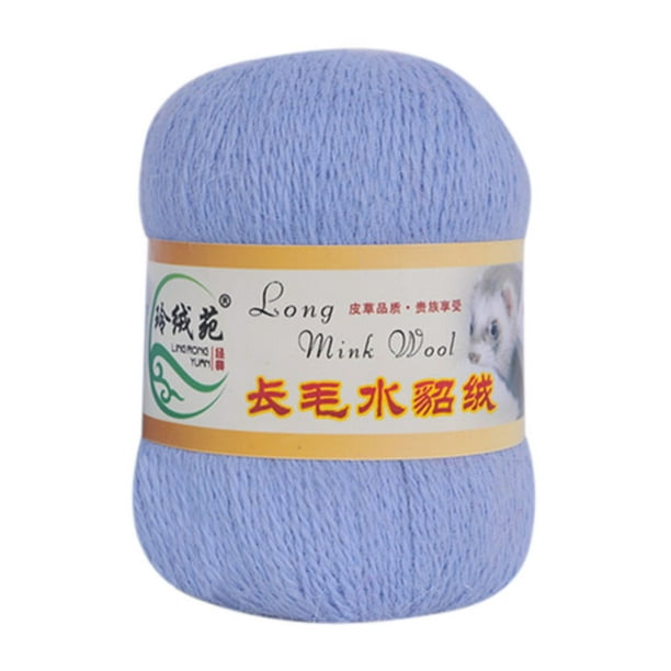 Hilo de bufanda para tejer hilo suave y fino de felpa a mano hilo de ganchillo para coser DIY hilo de chal de invierno 50 g / bola Vogacara JJ25466-04
