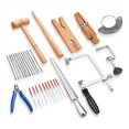 thumbnail image 1 of Tool Set Includes Jewelers Saw Frame Bench Needle Clamp Diamond Needle File Wood Ring Clamp for Jewelry Making, 1 of 7