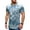 Light Blue, variant on Men's Sports Shirts Men's Short-sleeved Round Neck Hanging Dyeing Lapel Slim T-shirt Bottom Shirt Fashion Sports Casual Shirt Tops Daily Top Blouse