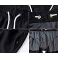 thumbnail image 3 of Tyhengta Men's Swim Trunks Quick Dry Beach Shorts with Zipper Pockets and Mesh Lining Black 34, 3 of 6