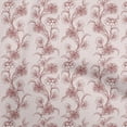 thumbnail image 1 of oneOone Cotton Flex Pink Salmon Fabric Asian Floral Quilting Supplies Print Sewing Fabric By The Yard 40 Inch Wide, 1 of 4