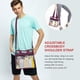 thumbnail image 5 of Bolso bandolera transparente con correa ajustable y bolsillo con cremallera, 5 of 6