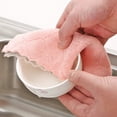 thumbnail image 5 of 12 Pack Kitchen Cloth Dish Towels Coral Velvet Dishtowels, Nonstick Oil Washable Fast Drying, 5 of 5