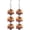 Wood A, variant on Cute Thanksgiving Turkey Dangle Drop Earrings Funny Lightweight Autumn Turkey Earrings for Women Fall Holiday Jewelry Gifts