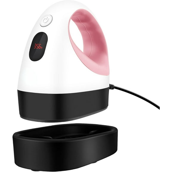 Mini Heat Press, Heat Transfer Machine, Constant Temp Control, Insulated Safety Base, Fits for Crafts, T-Shirt, Hat, Cap, Pillows(White Pink)