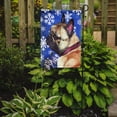 thumbnail image 2 of French Bulldog Frenchie Winter Snowflakes Holiday Garden Flag, 2 of 5