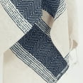 thumbnail image 2 of Rizzy Throw Handloomed Woven Navy/Natural 12"x10"x5", 2 of 5