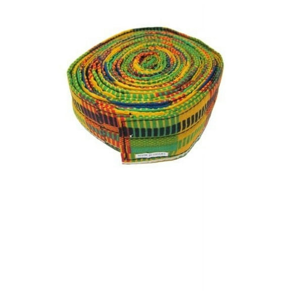 Djembe Drum Deluxe Standing Strap - 2"x15' Adult Size - African cloth print from Ghana
