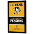 thumbnail image 2 of Pittsburgh Penguins 10'' x 14'' Team Framed Wood Sign, 2 of 4