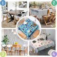 thumbnail image 5 of Camouflage Square Tablecloth 42x42in(107x107cm) – Waterproof Polyester Printed Table Cover, Wrinkle Resistant & Washable for Kitchen Dining Picnic Party Decor, 5 of 6