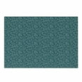 thumbnail image 1 of Ethnic Cutting Board, Abstract Leaves with Curved Lines Oriental Culture Bohemian, Decorative Tempered Glass Cutting and Serving Board, Small Size, Petrol Blue Pale Grey, by Ambesonne, 1 of 1