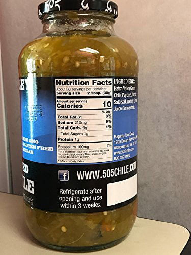 505 Southwestern Hatch Valley Diced Green Chiles, 40 Ounce (2 Pack)