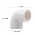 thumbnail image 4 of Conectores de conexión de agua, 20 unidades, de plástico, para mangueras, PVC, color blanco, 4 of 6
