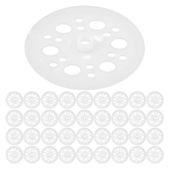 MLINS 200pcs Polypropylene Washers For Fixing And Supporting Rigid Insulation Panel And Sheets Load Spreadings Plastic Washers Flat Washers For Screws And Nail